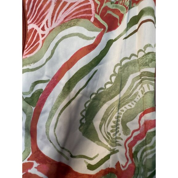 Andrea Iyamah Behati Crop Top Coral Green Balloon‎ Sleeves - Picture 12 of 12